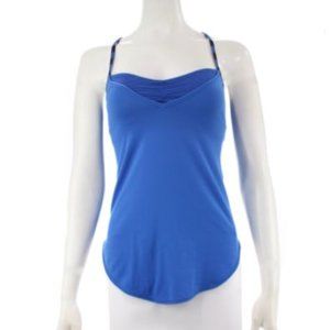 LULULEMON ROYAL BLUE TANK W/ BUILT-IN SPORTS BRA